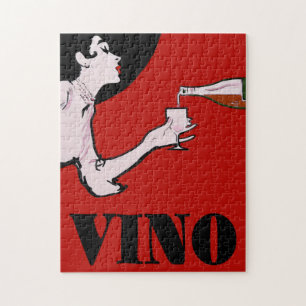 Vintage Wine Posters Jigsaw Puzzle