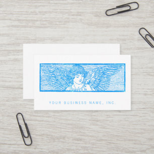 Vintage Winged Angel Business Card