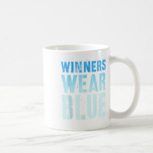 Vintage Winners Wear Blue Competition War Game Mat Coffee Mug