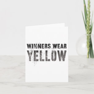 Vintage Winners Wear Yellow Summer Camp Team Colou Card