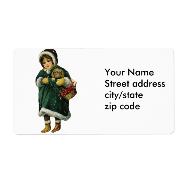 Vintage Winter Girl (Front)