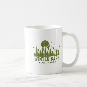 Vintage Winter Park Colorado Co Ski Mountain Outdo Coffee Mug