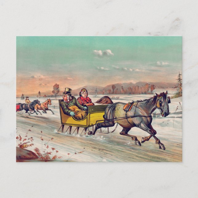 Vintage Winter Postcard (Front)