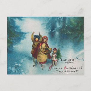 Vintage Winter Postcard