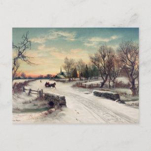 Vintage Winter Postcard