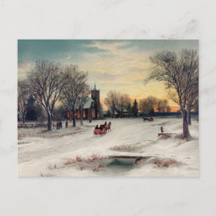 Vintage Winter Postcard