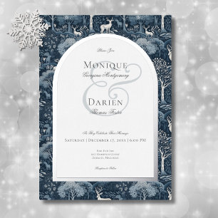 Vintage Winter William Morris Elegant Wedding