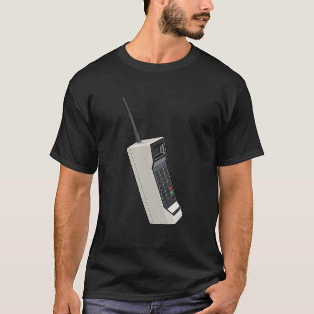 Vintage Wireless Cellular Phone T-Shirt (Front)