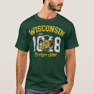Vintage Wisconsin Badger State T-Shirt