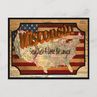 Vintage Wisconsin Old Postcard