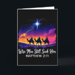 Vintage Wise Men Still Seek Him Jesus Faith 3 King Card<br><div class="desc">Vintage Wise Men Still Seek Him Jesus Faith 3 Kings</div>