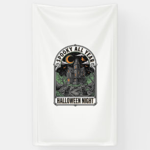 Vintage Witch Halloween Haunted House Shirt_1 Banner