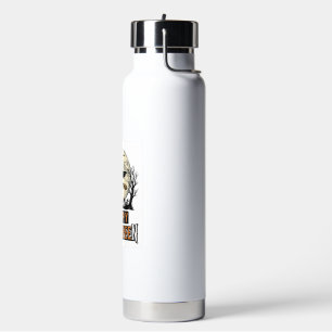 Vintage Witch Happy Halloween Vector Design_1 Water Bottle