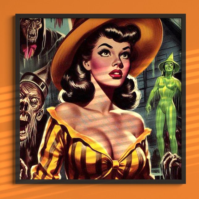 Vintage Witch Pin-up Poster (Creator Uploaded)