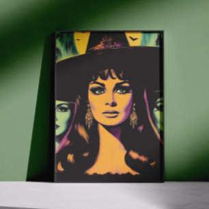 Vintage Witch Poster