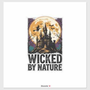 Vintage Witch Shirt Spooky Haunted Castle Hallowee