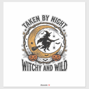 Vintage Witch Shirt Taken Witch Halloween Design_1