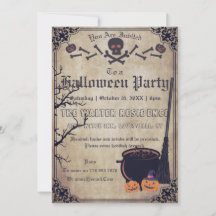 Vintage Witch Victorian Gothic Halloween Party