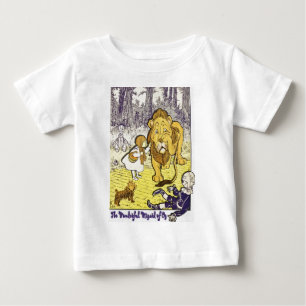 Vintage Wizard of Oz 1st Edition Print Baby T-Shirt