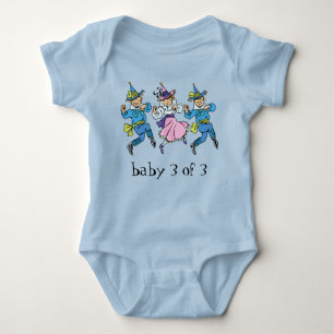 Vintage Wizard of Oz, Baby 3 of 3 Triplets! Baby Bodysuit