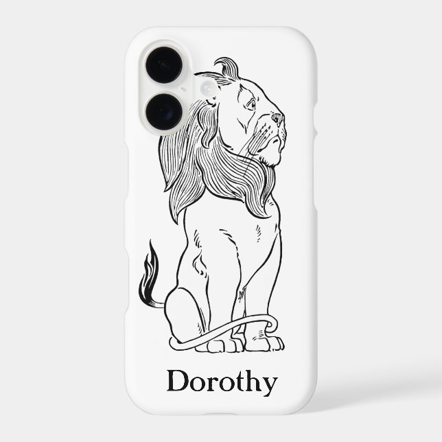 Vintage Wizard of Oz, Brave Cowardly Lion (Back)