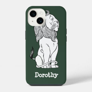 Vintage Wizard of Oz, Brave Cowardly Lion iPhone 14 Case