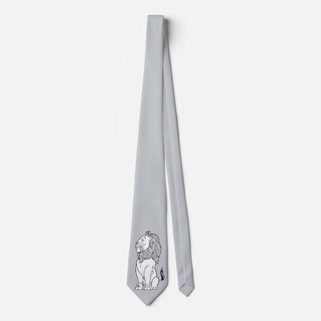 Vintage Wizard of Oz, Brave Cowardly Lion Tie (Front)