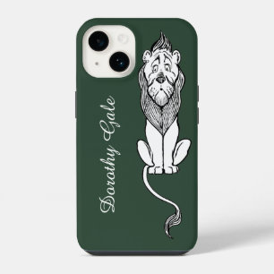 Vintage Wizard of Oz, Cowardly Lion iPhone 14 Case