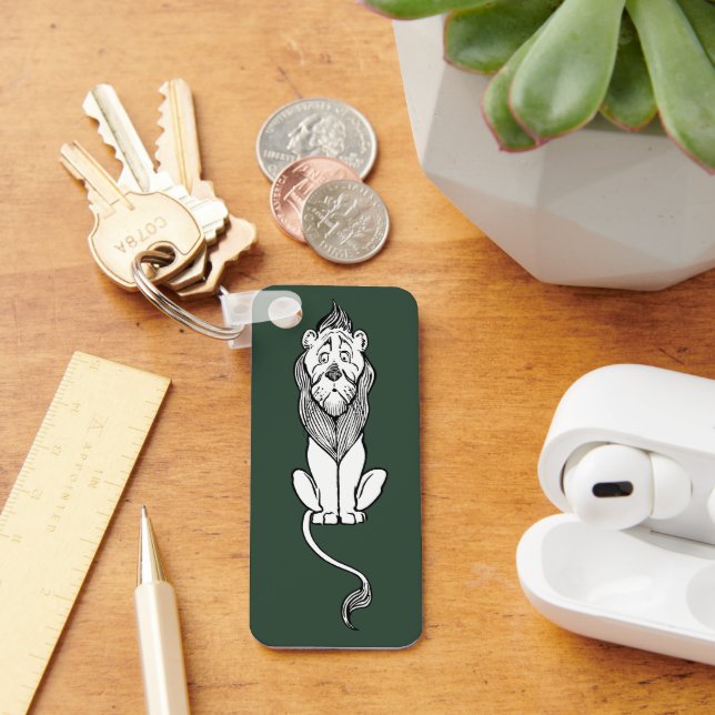 Vintage Wizard of Oz, Cowardly Lion Key Ring (Desk)