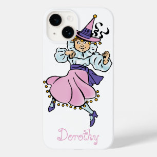Vintage Wizard of Oz, Cute Dancing Girl Munchkin Case-Mate iPhone 14 Case