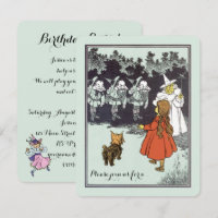 Vintage Wizard of Oz Dorothy Munchkins Birthday