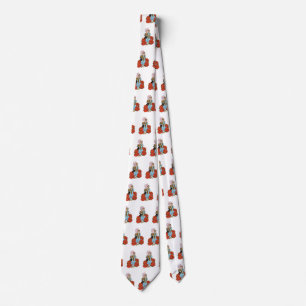 Vintage Wizard of Oz, Dorothy, Red Poppy Flowers Tie