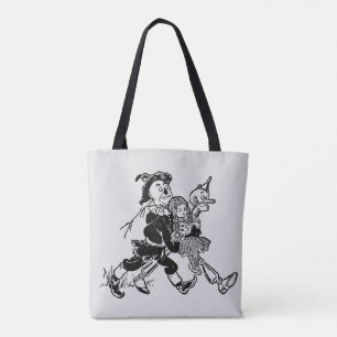 Vintage Wizard of Oz Dorothy Sleeping with Poppies Tote Bag