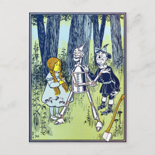 Vintage Wizard of Oz Illustration Postcard