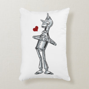 Vintage Wizard of Oz, Tinman Happy Smile has Heart Decorative Cushion