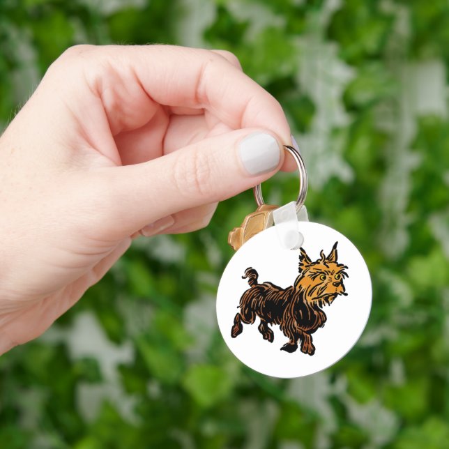 Vintage Wizard of Oz, Toto the Cute Puppy Dog Key Ring (Hand)