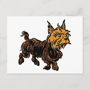 Vintage Wizard of Oz, Toto the Cute Puppy Dog Postcard