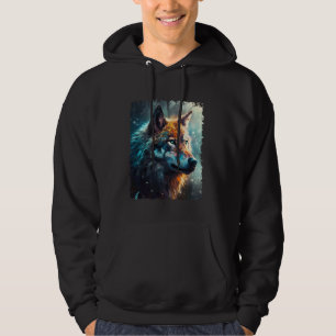 Vintage Wolf Lover Wildlife Photographer Animal An Hoodie