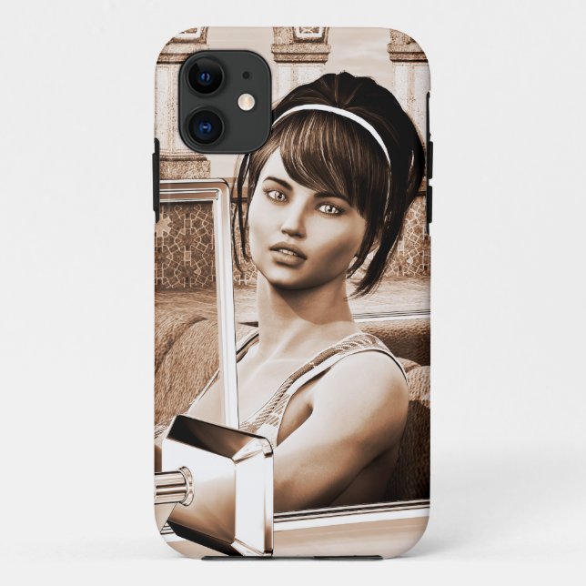 Vintage Woman Case-Mate iPhone Case (Back)