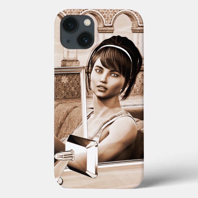 Vintage Woman Case-Mate iPhone Case (Back)