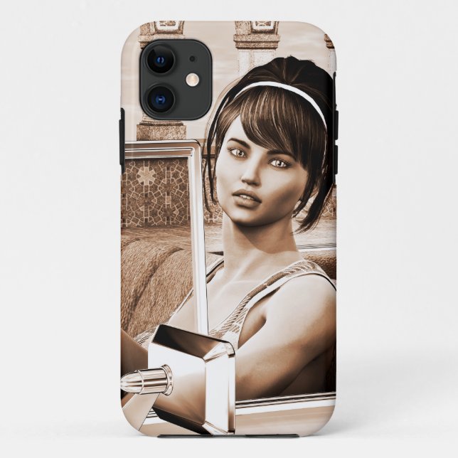 Vintage Woman Case-Mate iPhone Case (Back)