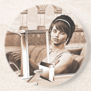 Vintage Woman Coaster