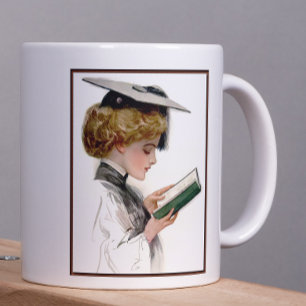 Vintage Woman Graduate Coffee Mug