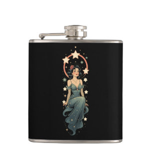 Vintage Woman Hip Flask