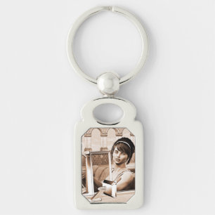 Vintage Woman Key Ring