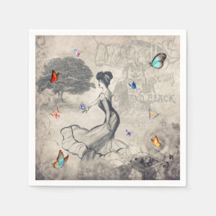 Vintage Woman Napkins