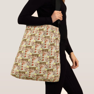 Vintage Woman Pierrot Crossbody Bag