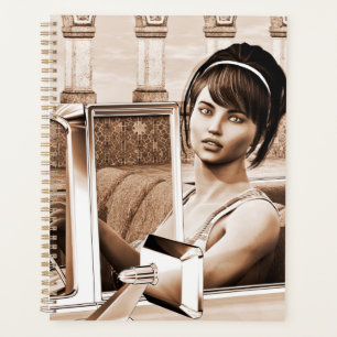Vintage Woman Planner