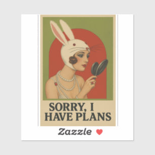 Vintage woman poster 