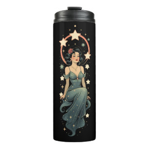 Vintage Woman Thermal Tumbler